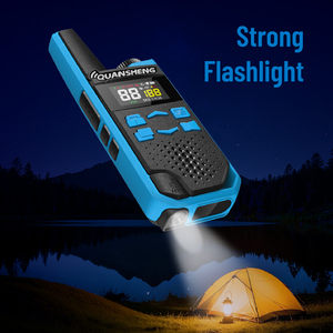 QUANSHENG TG-FR1 Two Sets FCC CE Two Way <strong>Radio</strong> FRS PMR446 License Free Practical Knob Walkie Talkie - Product Image 4