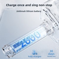 Sistem Mikrofon Speaker All-in-One Baterai 2000-4000mAh Respon Frekuensi 20Hz-20KHz untuk Karaoke Rumah dan Penggunaan TV Profesional