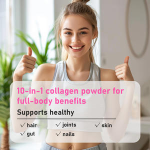 Multi Collagen Protein Powder with Vitamin C Probiotics 10-in-1 Complex for Hair Skin Nails Support Joint Gut Health - Product Image 3