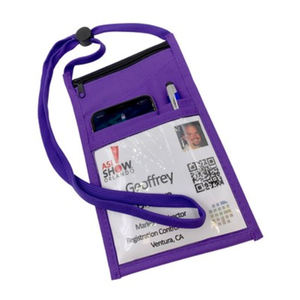 Porte-cartes <span class=keywords><strong>de</strong></span> visite pour exposition, porte-passeport à suspendre, portefeuille <span class=keywords><strong>de</strong></span> voyage avec cordon, <span class=keywords><strong>pochette</strong></span> pour <span class=keywords><strong>badge</strong></span> imprimé personnalisé - Product Image 5
