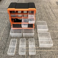 Portable multicouche PP pièces en plastique boîte ménage tiroir Type médecine bijoux matériel outils vis stockage vis boîte de rangement