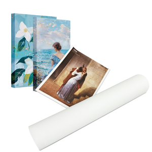 Máy in phun dung môi Matte 260 GSM Polyester vải không thấm nước lớn Định dạng vải cuộn - Product Image 2