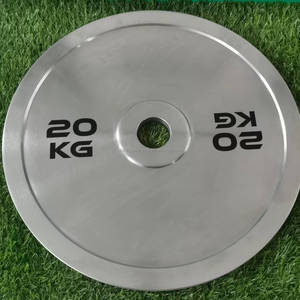 Placa de mancuerna de gimnasio, equipo de Fitness, placa de elevación potente, placa de acero calibrada, disco de parachoques de competición - Product Image 4