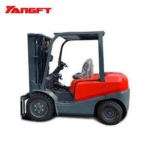 Chariot élévateur YangFT 3 tonnes 5 tonnes chariot élévateur diesel avec positionneur de fourche et manette de vitesse latérale