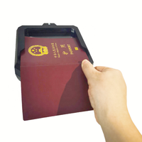 Lector de Pasaportes con Teclado USB RS232, Control de Acceso para Agencias de Viajes, Escáner de Documentos, Tienda Libre de Impuestos, OCR MRZ, Accesorio