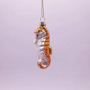 ผลิตของตกแต่งคริสต์มาสสุดหรู รูปสัตว์ทะเล ม้าน้ำ ปู ของประดับตกแต่งแก้วคริสต์มาสแบบกำหนดเอง ของขวัญวันหยุดสำหรับงานปาร์ตี้ ของตกแต่งบ้าน - Product Image 2