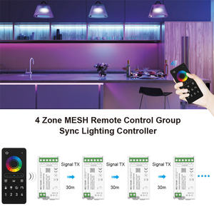 Controlador LED RGBW de 4 Zonas MESH, Control Remoto, Grupo y Sincronización, Tuya Smart WIFI, Mini Controlador de 12/24V, Cambio de Color, Decoración, MC100W - Product Image 5