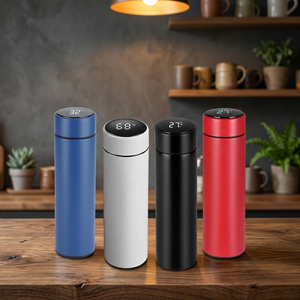 Bouteille d'eau isotherme en acier inoxydable de 360 ml avec affichage de la température intelligent, maintien au chaud de 12 à 24 heures, portable et anti-fuite - Product Image 5