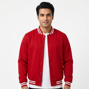 Custom Men's College Varsity <b>Jacket</b> Stand Collar Canvas University <b>Jacket</b> Spring Autumn <b>Pilot</b> Bomber Couple Baseball <b>Jacket</b> - Product Image 1