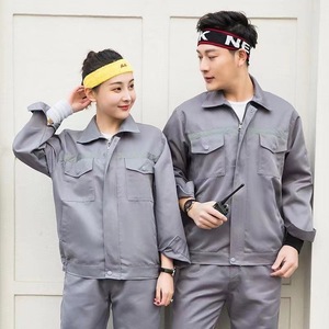OEM Custom logo Wholesale Work Clothes Men and Women Mechanic Construction Safety Working Scrubs Uniforms Suit - Product Image 3