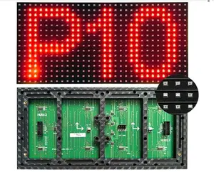 Stock SMD Single Red Indoor Outdoor P10 Module d'affichage à LED de 320mm * 160mm