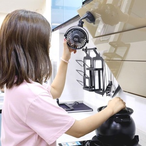 Ventilatore multifunzione da 4 pollici con base a ventosa, 4 velocità, rotazione a 360° - Product Image 5