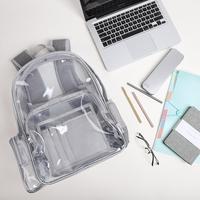 Großhandel Custom Logo Große Kapazität Klar PVC Bookbag Student Schult asche Kinder Rucksack Travel Womens School Rucksack Tasche