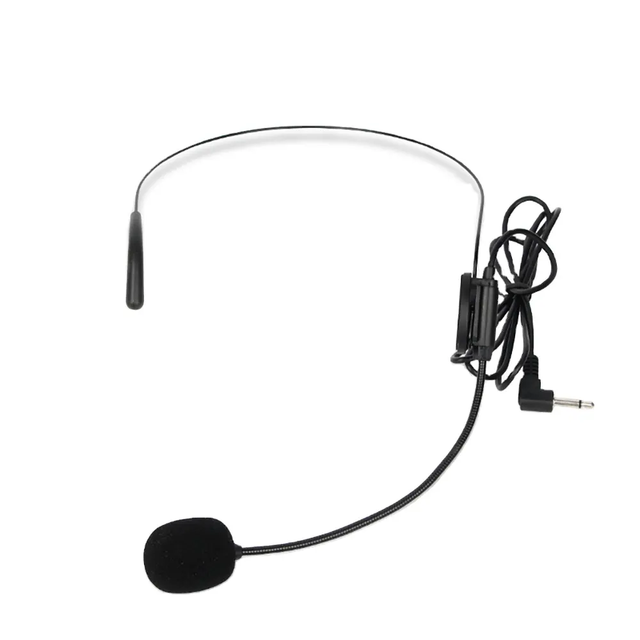 2025 Newest T1 Flexible Little Bee 3.5MM Headset Microphone Metal Headmounted Mic for Teaching Speech Wired for Conferences