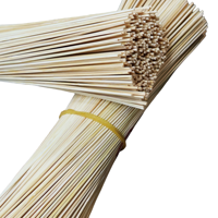 Bâtonnets d'encens en bambou écologiques, 100% naturels, durables, 1,3*205mm, uniformes, vente en gros directe d'usine