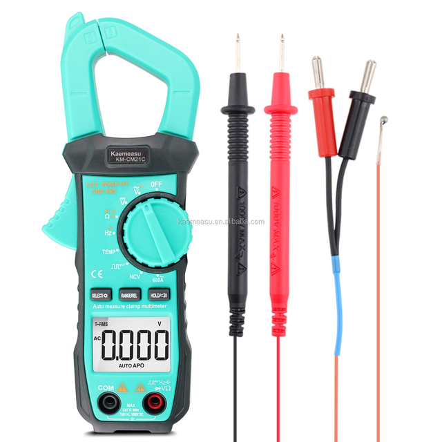 Mini Clamp Meter Electric Multimeter NCV 1000v Multimeter Digital AC DC Clamp Meter Resistance Meter Clamp Multimeters