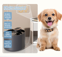 Distributeur d'eau automatique pour animaux de compagnie à faible niveau sonore, fontaine à eau pour chats, chiens, plusieurs animaux de compagnie, distributeur de fontaine à eau pour chats