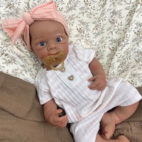 Poupées Reborn Réalistes OEM Direct Usine, Yeux Ouverts, Corps Entier en Silicone Souple, 20 pouces, Bébé Fille Nouveau-né Bettie, Vente en Gros Commandes en Gros