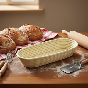 Westmark <b>Bread</b> Proofing <b>Basket</b> Oval 12 Inch For Artisan <b>Bread</b> Making - Product Image 3