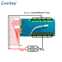 Circuit PCM Li-ion Enerkey 4s 7s 10s 13s 24S 100A Batterie Pcba 12v 36v 48v Lithium Bms Lifepo4 pour scooters électriques