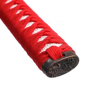 Épée katana de <span class=keywords><strong>dragon</strong></span> traditionnelle rouge faite à la main de 40,15 pouces, véritable samouraï japonais pour collection - Product Image 2