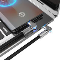 Kabel USB-C 120W Berputar 180 Derajat dengan Tembaga Murni dan Silikon Cair untuk Pengisian Cepat Ponsel Gaming Komputer