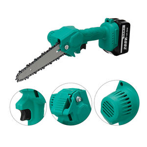 Newone — Mini <span class=keywords><strong>tronçonneuse</strong></span> sans fil, 21V, scie à chaîne Portable, outil électrique de jardin pour batterie, <span class=keywords><strong>Makita</strong></span>, bricolage du bois, 6 pouces - Product Image 4
