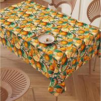 Nappes de table carrées de luxe entièrement personnalisables en PVC imprimé, imperméables, écologiques et résistantes à l'huile pour banquets et repas