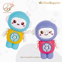 Robot Montessori multifuncional para bebés, Máquina Inteligente para niños, aprendizaje de Educación Temprana, máquina de cuentos musicales, juguetes relajantes