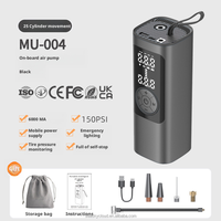Pompe à air portable de haute qualité 12V 150Psi avec moniteur de pression des pneus, matériau ABS, jauge numérique, compresseur d'air, batterie externe pour pneus