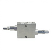 Vanne de commande directionnelle hydraulique double croisée YK VAU-G3/8, 250 bars, débit 30 L/MIN, garantie 1 an
