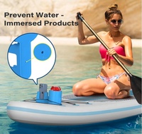Vente en gros de porte-gobelet à pagaie porte-bouteille d'eau de planche de surf pour accessoires de kayak de bateau de pêche en plein air avec support de téléphone