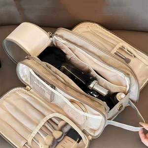 New Design Travel Cosmetics Organizer <b>Bag</b> Travel Handy Cosmetic Wash <b>Bag</b> Sorting Makeup Brush Toiletry <b>Storage</b> <b>Bag</b> - Product Image 1