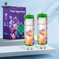 Magic Bee 2.2L Emballage en métal 30 ballons Cylindre de gaz à hélium en acier jetable pour gonfler des ballons