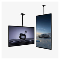 OEM 32 43 55 pouces Affichage publicitaire LCD de signalisation numérique murale avec écran tactile rétro-éclairé par LED pour tableau de menu de restaurant