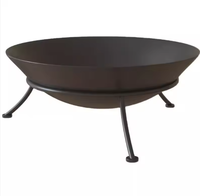 Brasero de camping extérieur en acier, pot en fer, foyer pliant en métal, grilles, foyer pour chauffage extérieur