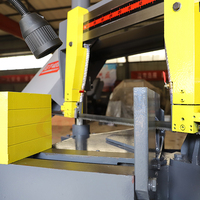 Machine de découpe de métal entièrement automatique Scie à ruban à angle horizontal GT4230 GT4240 Scie avec CE