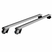 Barres de toit de voiture légères en aluminium aéronautique - Barres transversales universelles réglables pour le camping et les voyages, porte-bagages sécurisé antivol