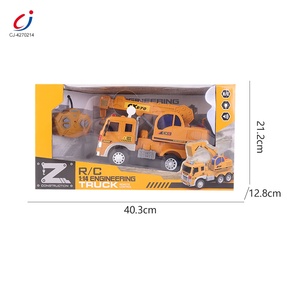 Chengji quy mô 1/14 RC xe tải chơi thiết lập <span class=keywords><strong>2</strong></span>.4GHz 4CH điều khiển từ xa cần cẩu xe đồ chơi RC kỹ thuật xe tải với âm thanh ánh sáng - Product Image 6