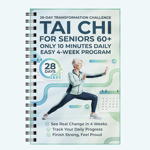 Tai Chi pour les seniors de 60 ans et plus : Défi de transformation sur 28 jours, programme facile sur 4 semaines, suivi des progrès quotidiens - Product Image 4