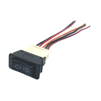 Arnés de cableado para interruptor elevalunas de coche, cinco cables, cinco puertos, conector de cable de cobre, ajuste estándar