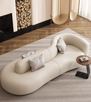 Canapé modulaire Chesterfield en cuir double face de designer, forme unique, pour salon, sensation de luxe léger et haut de gamme