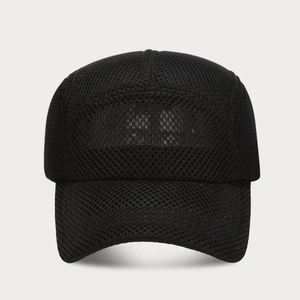 Stylish and Simple Patch MESH Breathable Baseball Cap Summer Outdoor Shopping Sun <b>Hat</b> 5 Panels Sports Cap - Product Image 6