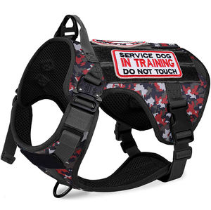 ハンドル付きトレーニングサービス犬用ベストハーネス、大型中型犬用に調整可能 - Product Image 2