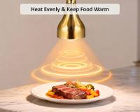 Lampe chauffante pour aliments de restauration, lampe infrarouge colorée commerciale, hauteur réglable, équipement de chauffage des aliments électrique pour hôtel