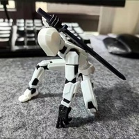 Boneka Robot Multi-Sendi Dapat Digerakkan 2.0, Figur Anime Cetak 3D, Model PVC, Koleksi, Edukatif, Pernikahan, Natal