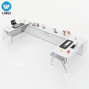 โต๊ะทำงานปรับระดับความสูงได้ รุ่นอุตสาหกรรม ทำจากไม้และโลหะ ยี่ห้อ LIWEI สำหรับใช้งานที่บ้านและสำนักงาน ทันสมัย แข็งแรง ทนทาน - Product Image 5