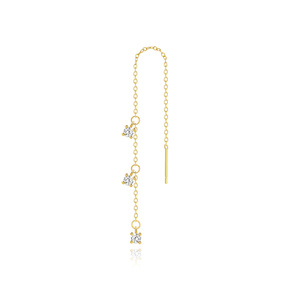 Nuevo Collar de Plata de Ley S925 con Diseño de Cadena en Capas y Borlas con Microdiamantes, Joyería Femenina de Alta Gama - Product Image 1