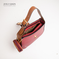 Sacs à main et portefeuilles pour femmes en cuir PU Litchi Jiali QAZA, marque privée