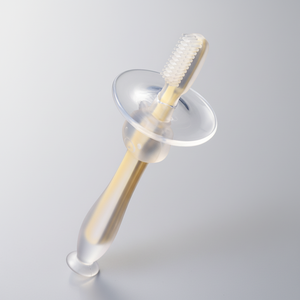 Cepillo de dientes de silicona Al1367 para bebés, con cerdas suaves, libre de BPA, mordedor para el cuidado bucal infantil - Product Image 1